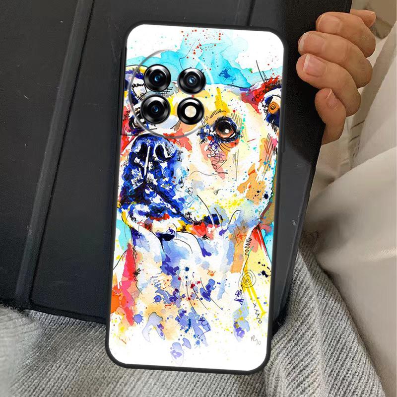 Staffordshire Bull Terrier Dog Case For OnePlus Nord 5 CE 2 3 4 Lite N20 N30 OnePlus 15 13 12 11 10T 10R 12R 13R 13T Cover