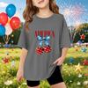 Kids Short Sleeve T Shirt Independence Day Print Top America Graphic Tee Casual Summer Wear for Boys and Girls