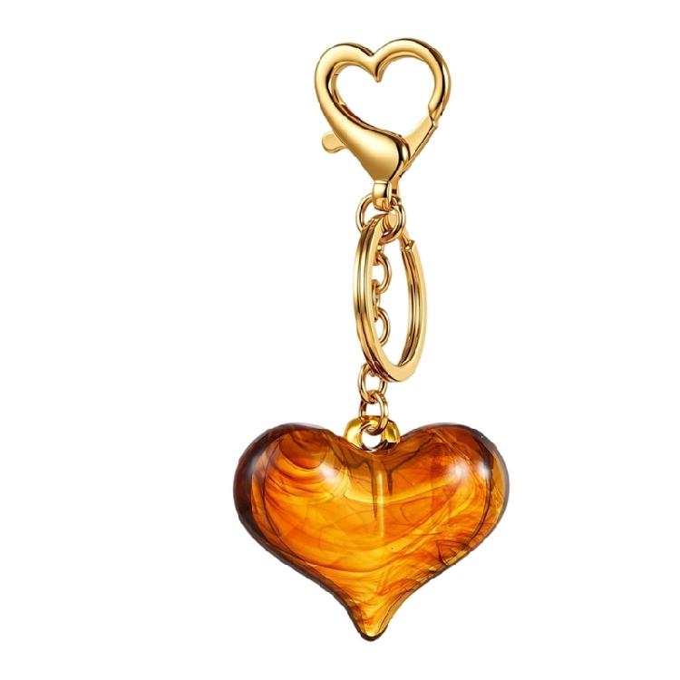 

Fashionable Colorful Heart Shape Bowknot Keychain Ornament Trendy Accessories Gift Suitable For Women And Girls