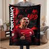 CR7 Soft Warm Flannel Blankets Comfortable Blanket for Home Decoration Gifting