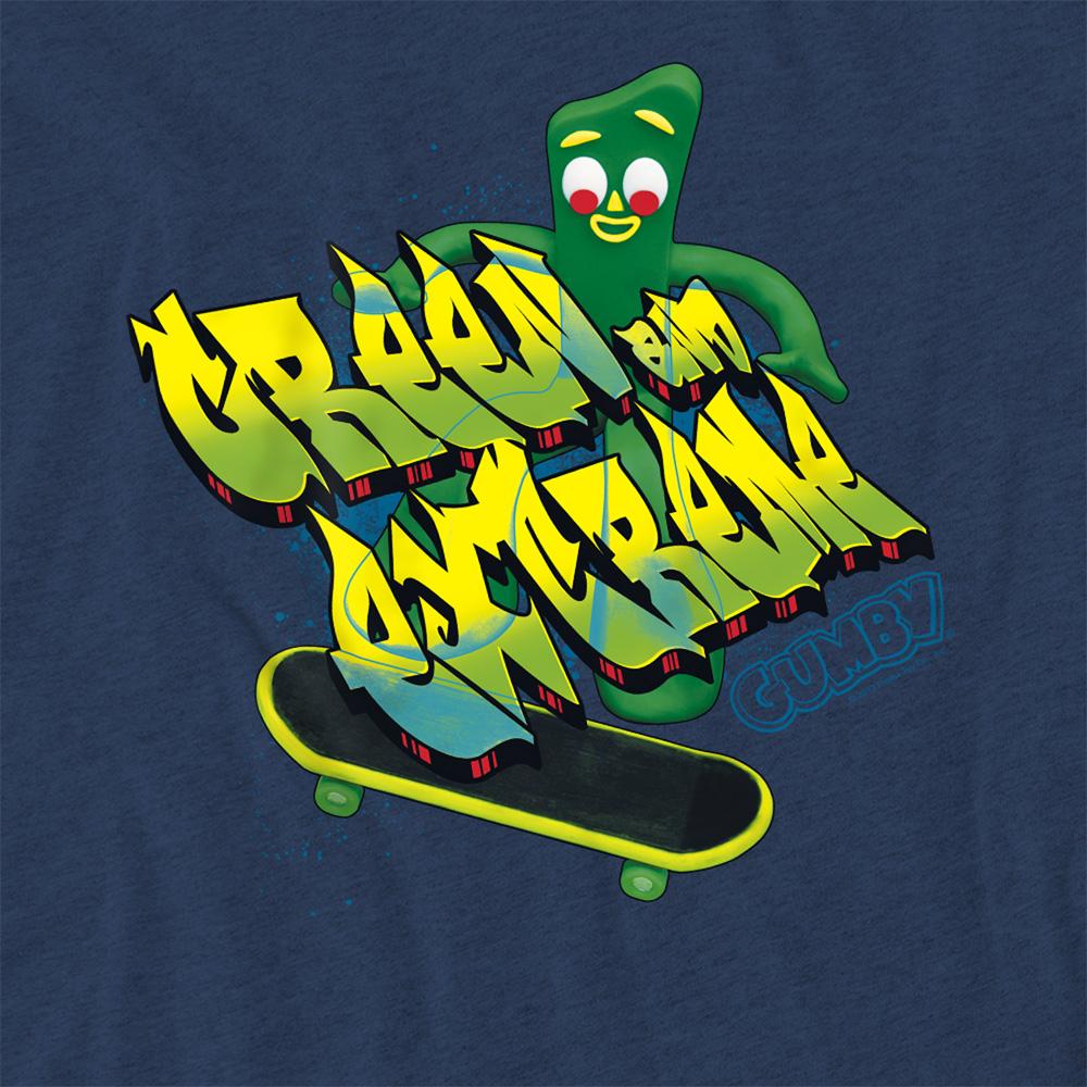Gumby Unisex Adult Green And Extreme T-Shirt