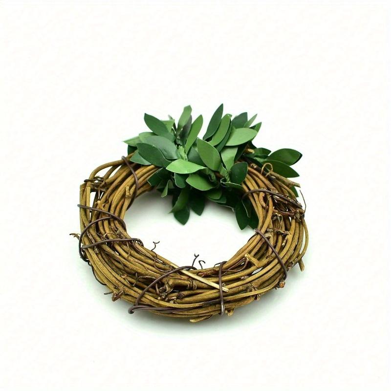 Simulated Rattan Napkin Ring, Napkin Rings for Nautical Theme Table Decor, Perfect for Parties, Weddings, Birthdays & Dining Ambiance
