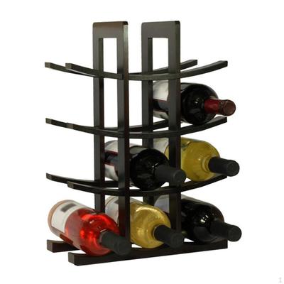Soporte para botellas de vino, estante decorativo de estudio sencillo para armario de casa.