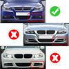 For BMW 3 Series E90 E91 M-Tech 320i 330i 2005-2008 Front Bumper Splitter Lip 1Pair Car Front Bumper Spoiler Kit Fog Lamp Cover