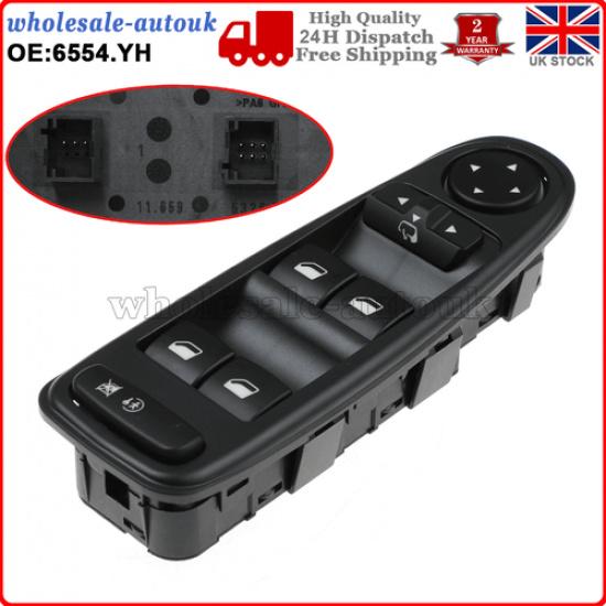 Power Window Switch Adjustment For CITROEN C4 Grand Picasso / Picasso 2006-2013