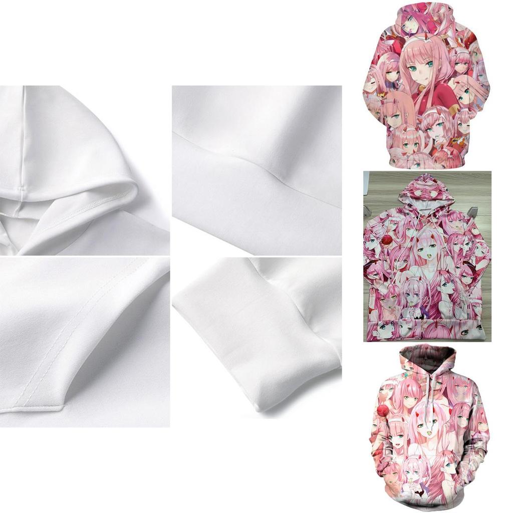 Cozy And Stylish Anime Darling In The Franxx Zero Two Pattern Unisex Hoodie