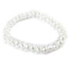 Les Trésors De Lily [N9204] - Bracelet Créateur 'Sissi' blanc - 8 mm