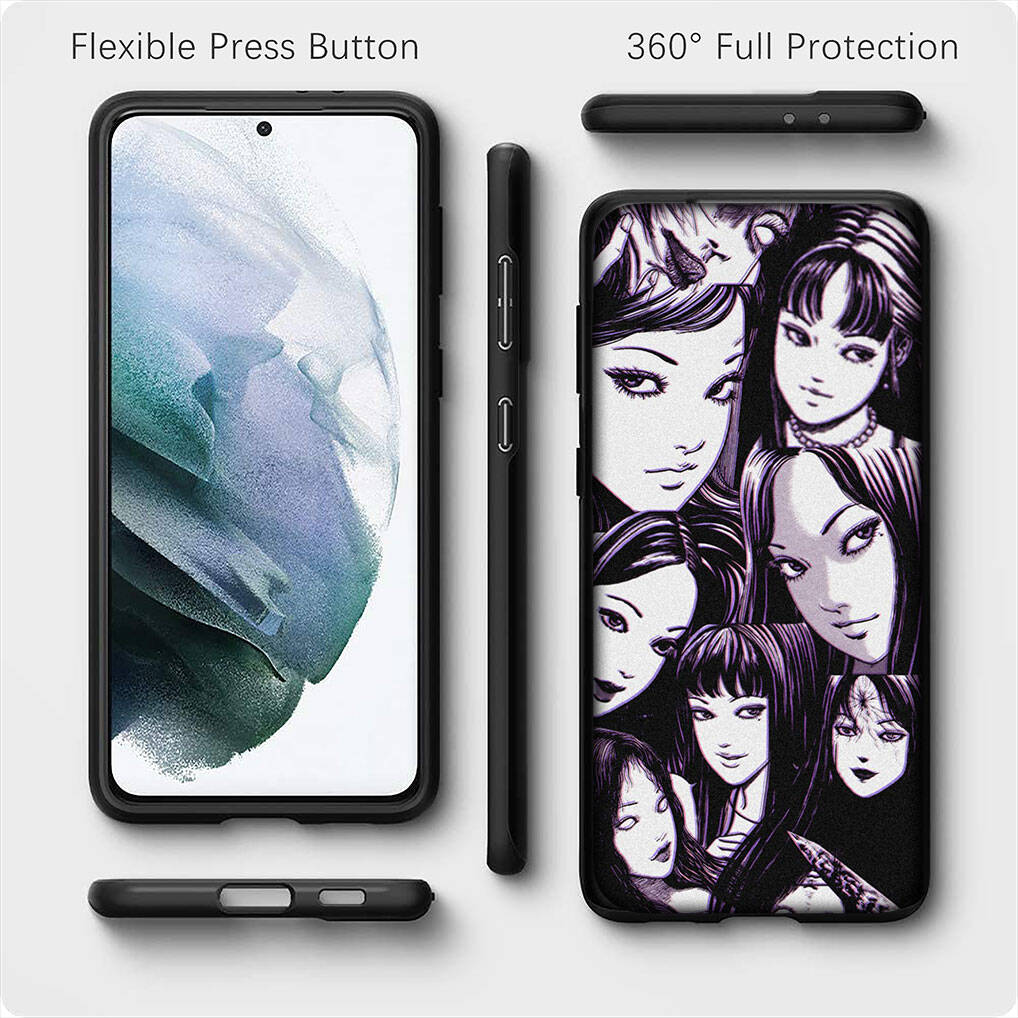 for iPhone 17 16 15 Xiaomi Poco F7 F8 X7 X6 C85 C75 C71 M8 Redmi Note 14 13 12 Pro Max 14C 13C 15C A3 A4 Phone Case Tomie Junji Ito Collection Cover