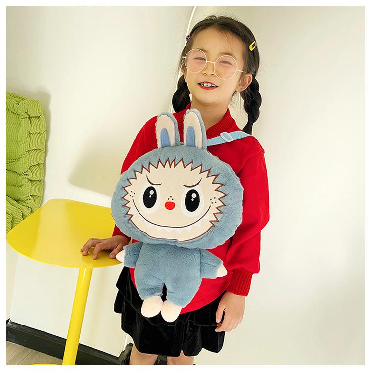 New Japanese Plush Two-dimensional Pain Bag Cute Pull Cloth Large Appetite Plush Pain Bag Shoulder Bag CLE