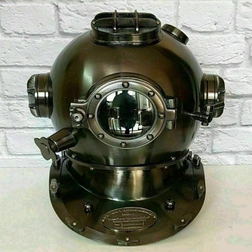 

Шлем Scuba US Navy Deep Sea Marine Diving Helmet – Vintage Brass, 42 CM, Морской декор как