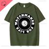 Watchmaker for Life Watch Collector Clockmaker Graphic Printed Tshirt Streetwear Casual Fashion Cotton Unisex Tshirt Y2K Unisex Tee