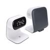 Digital Alarm Clock with Wireless Fast Charging Station 15W Touch Smart Lamp 3 Colors Nightlight for Living Room Bedside