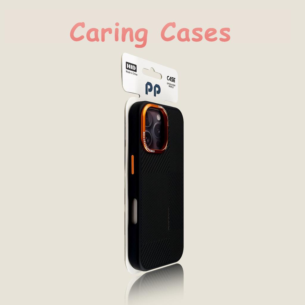 For iPhone 17 Pro Max Case Gunmetal Silver Lens Guard Carbon Fiber Magnetic Protective Design Compatible with iPhone 16 15 14