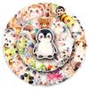 Big Eye Animal Stickers: 55 Waterproof, Cute Cartoon Designs for Planners, Thermos Cups, and Notebooks.