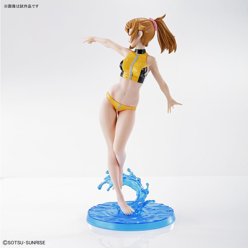 Figure Rise Lab Gundam Build Fighters Try Fumina Hoshino Plastikmodell Farbcodiert
