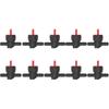 10Pcs Fuel Shut Off Valve, 1/4 Inline Fuel Cut Off Shut Off Valve Gas Fuel Small Engine On Off Fuel Switch Tap for 494768 5091H 5091K 697947 Lawn