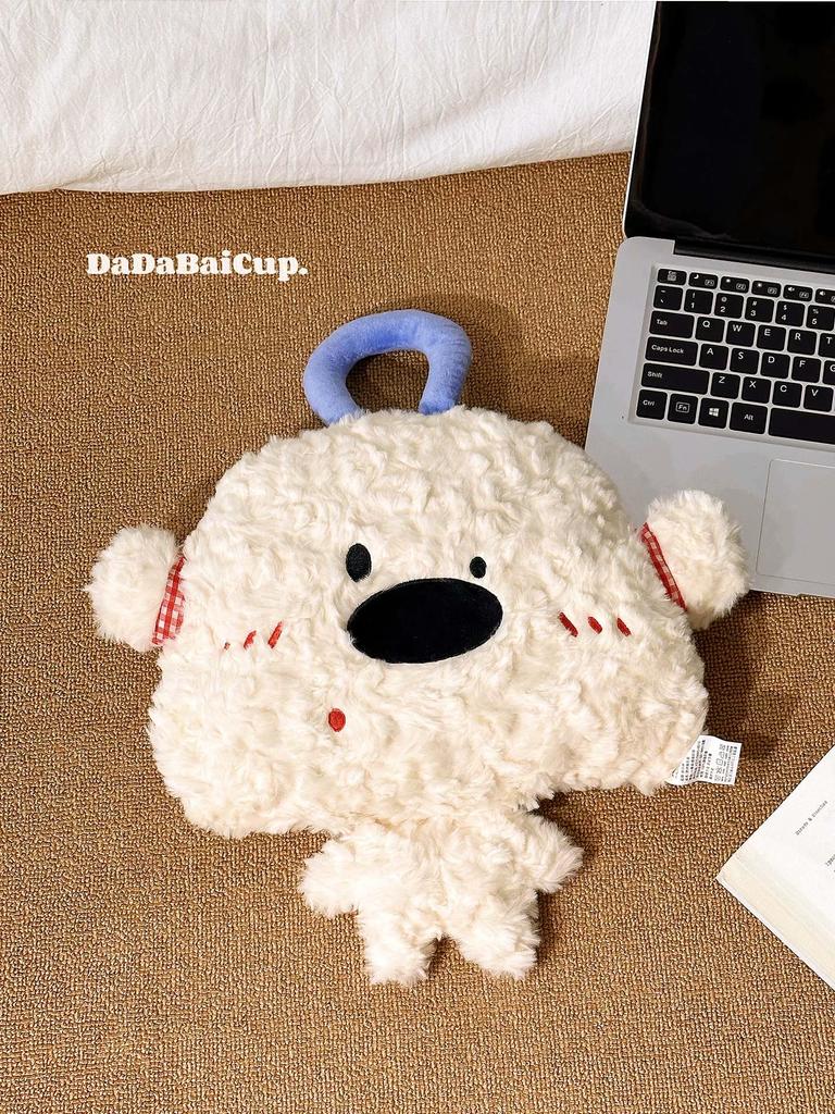 Hot Water Bottle 2025 New Model, Rechargeable, Explosion-Proof, Thickened, Cute Dog Plush, Water-Filled, Can Be Inserted Into Hands