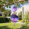 Girella a Vento Spirale in Acciaio Inossidabile, Girella a Vento Riflettente da Appendere con Gancio, Girella a Vento 3D per Interni Esterni Giardino Cortile