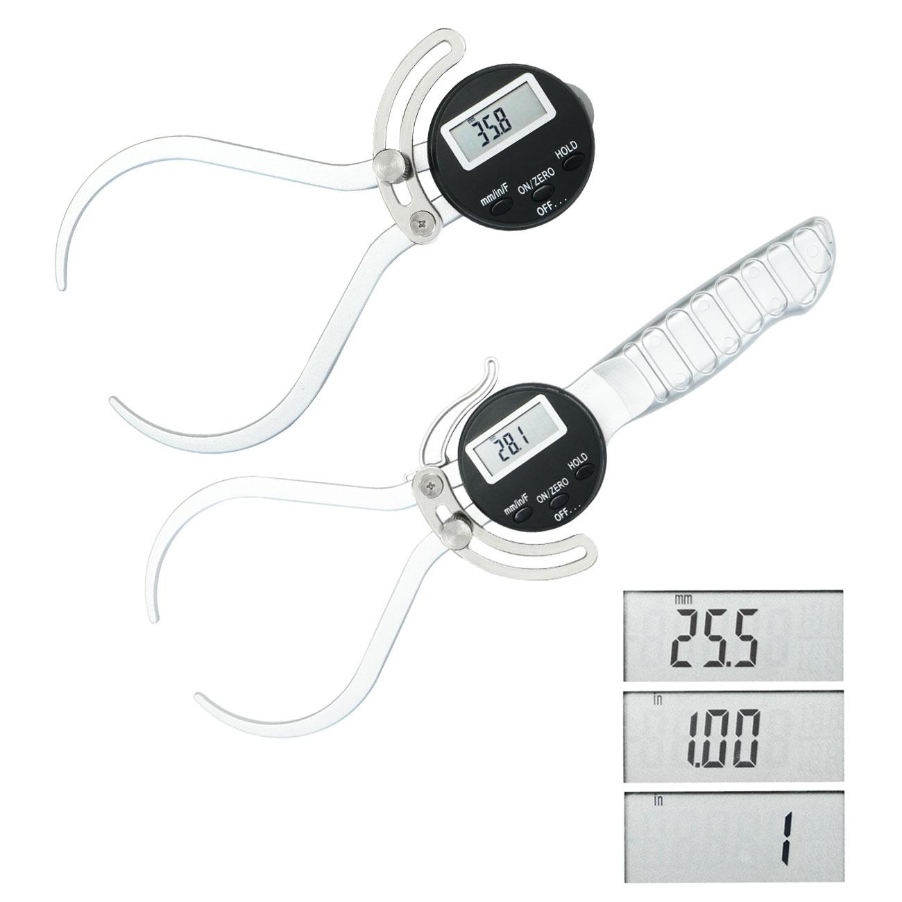 150mm 6 Fraction/mm/in Digital Outside Caliper Thickness Gauge Outside Electronic Caliper Gauge for Woodworking Outside 0-150mm