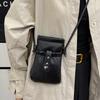 PU Handy-Tasche Damen Kleine Tasche Einfarbige Umhängetasche