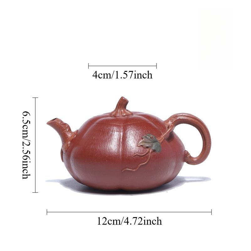 

Duan Ni Pumpkin Teapot Yixing Purple Clay Teapot Small Capacity Chinese Style Tea Pot Household Dahongpao Teapot Tea Accessories