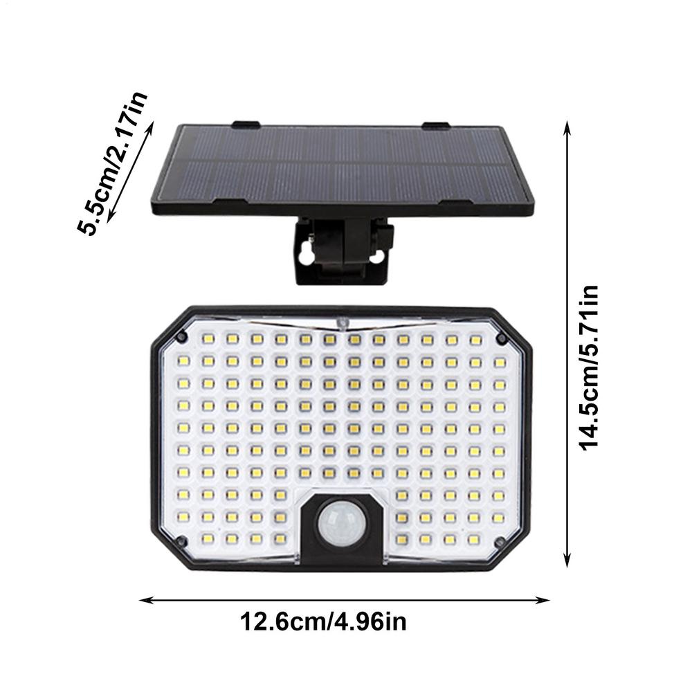 Solar Wall Lights Waterproof Solar Powered Lamp Motion Sensor Wall Light Split Solar Wall Sconce Outdoor Wall Lights for Garden