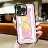 Cardcaptor Sakura Cute Girl Soft Phone Case For iPhone 15 16 17 Air 14 Pro Max 16E Plus 13 12 Mini Plating Anti-Fall Fundas