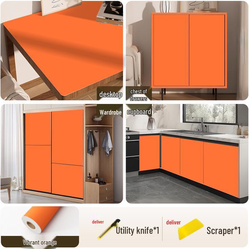 Waterproof Self-Adhesive Wardrobe & Cabinet Color Change Stickers