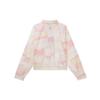 Nike Sportswear Color Block Pattern Zipper Long Sleeve Jacket Women Jackets Soft-Pink FJ7711-134
