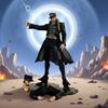 Anime Jojo'S Bizarre Adventure Jotaro Kujo Action Figures Pvc Static Statue Model Toy Figurine Desktop Collection Ornaments Gift