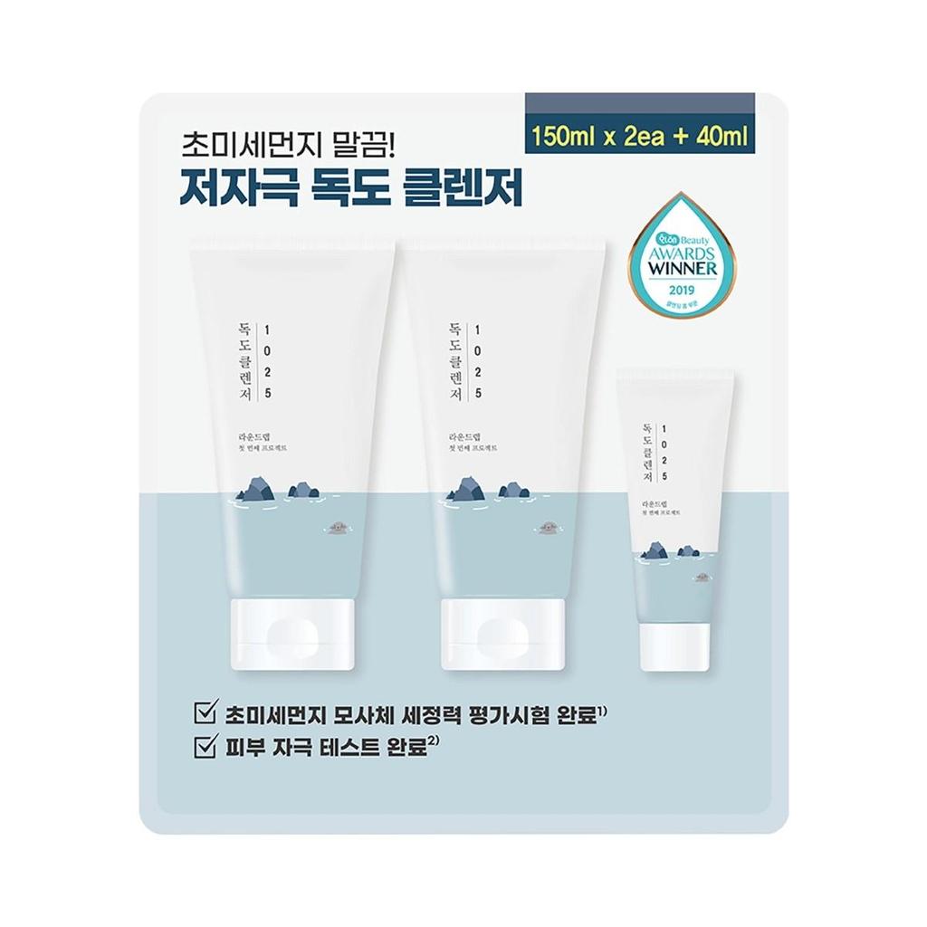 ROUND LAB 1025 Dokdo Rensekrem 150ml x 2 + 40ml