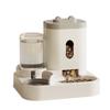 Pet Water Fountain & Feeder: Automatic Cat & Dog Bowl with Food Storage and Water Dispenser
