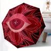 1pc Heart Eye Automatic Open/close Folding Compact Umbrella, 8-Rib Sturdy Canopy, Lightweight Portable, Everyday Use, Gift,003