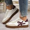 Fashion 2025 Women's Shoes Summer Thick Sole Brown Spring Autumn Breathable Platform Tennis Woman Trend Round Toe Female Casual Sneaker