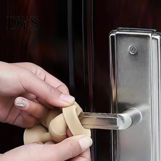 Door Buffer Flexible Stopper Prevent Static Electricity Home Handle Cover Improvement Waterproof Sleeve for L-shaped Doorstop