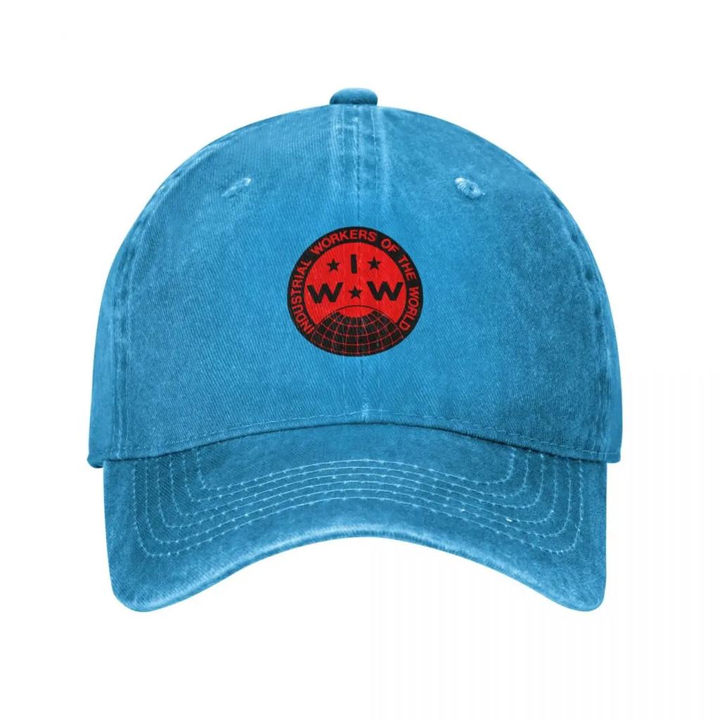 Industrial Workers of the World (IWW) Logo Baseball Cap Hat Man Luxury Beach Bag Unique hats Hat men Mens Hats Womens