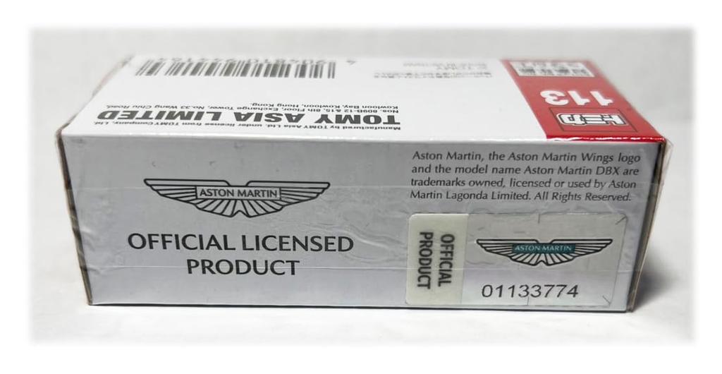 Overseas Exclusive Tomica No. 113 Aston Martin DBX ASIA LIMITED (Asia Exclusive, Not Available in Japan) [Parallel Import]