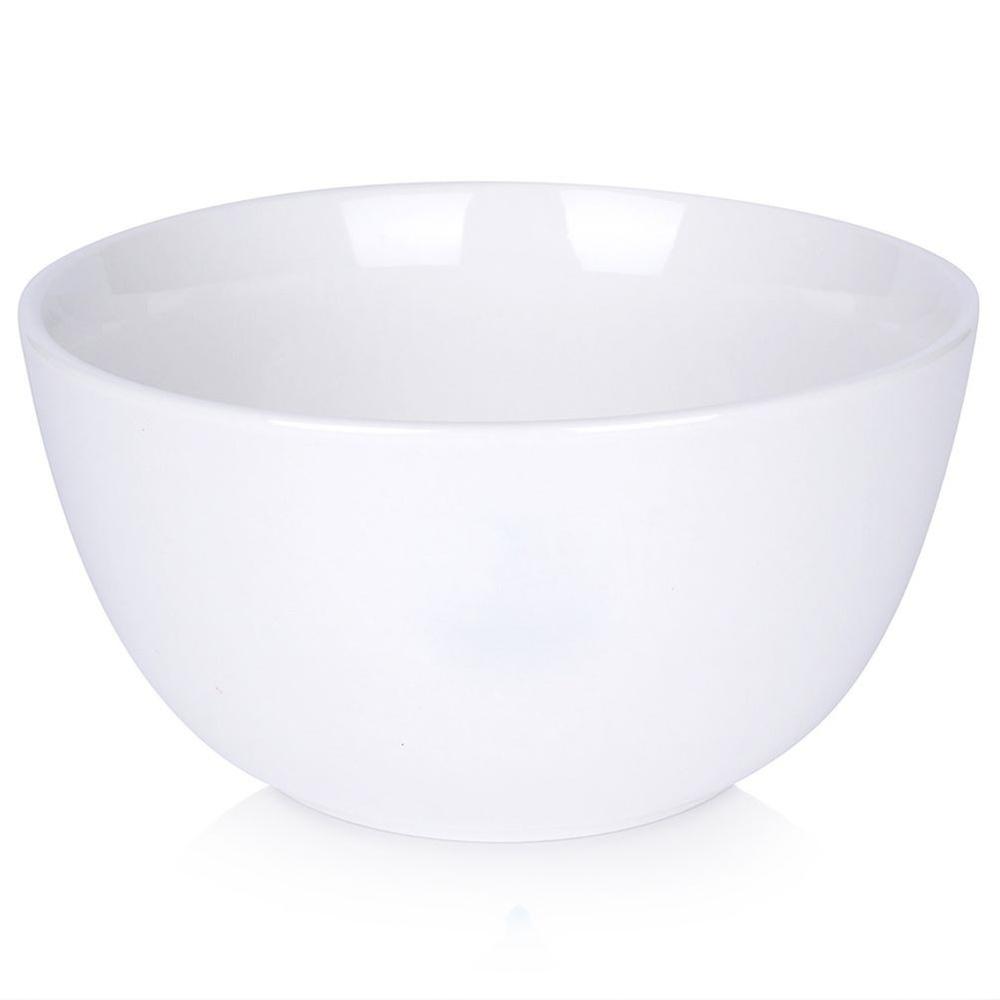 White Porcelain Bowl for Soup, Salads, Dishes, Fruits, Salads 950ml