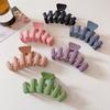 Head Clip Trendy Beautiful Strong Claw Large Size Eco-friendly Daily Styling Resin Solid Color Shark Clip Hair Accessories