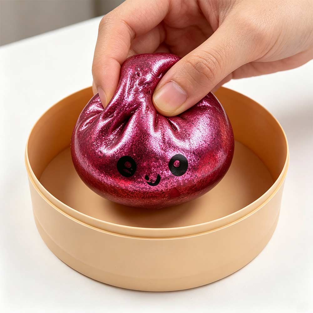 Mit Dampfgarer Squishy Großer Brötchen Realistisches Brötchen Sensorischer Fidget Ball Geburtstagsgeschenk