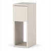 Noptieră îngustă 20cm Culoare Cașmir pentru Dormitor Nakastlik Loft