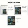Underwater Fish Collection 2D Flat Pattern Flannel Blanket, High Quality All Seasons, Home Decor, Warmth and Comfort, Perfect for Christmas Gifts.