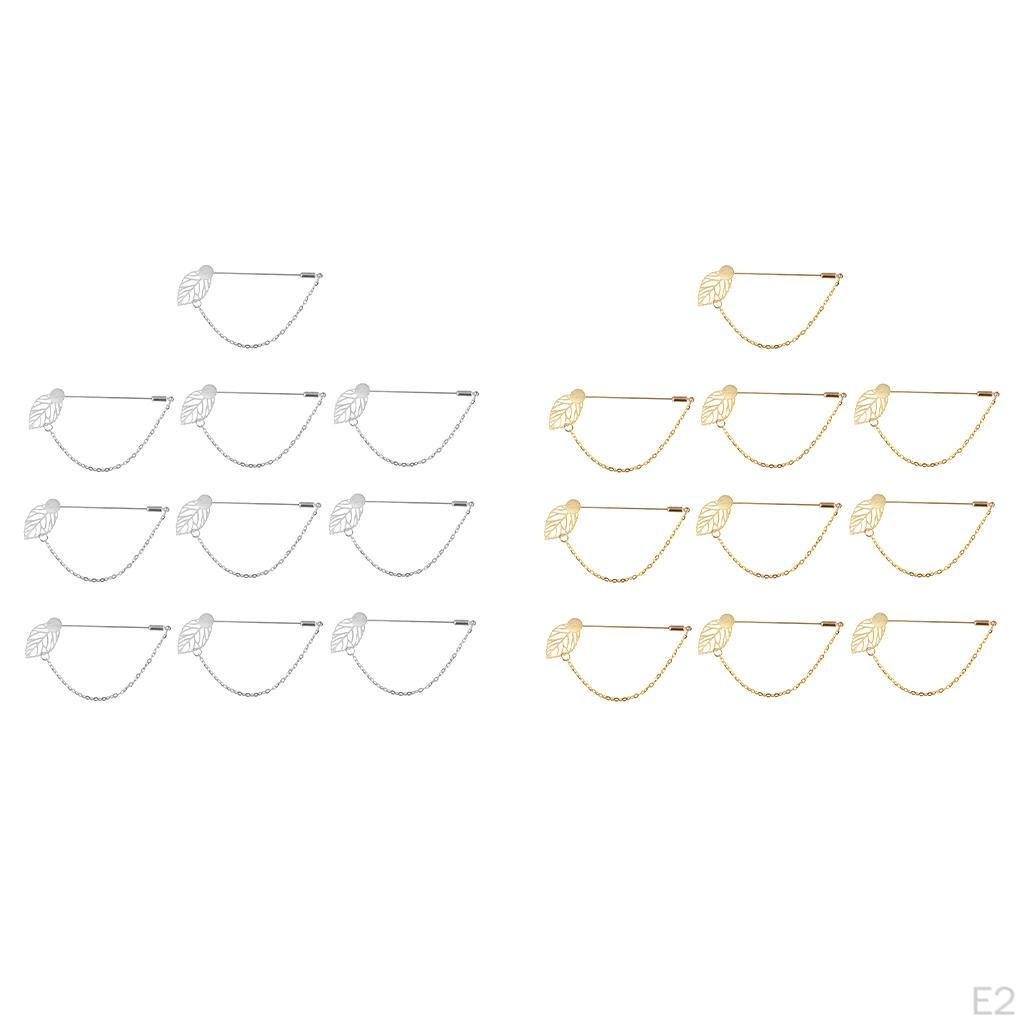 10pcs Sold Glue On Flower Brooch Pin DIY