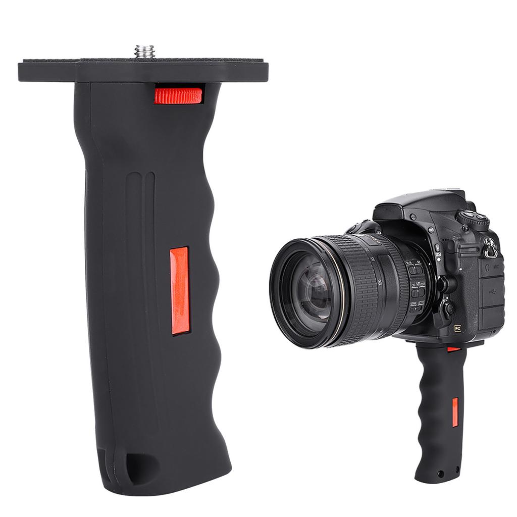 Camera Grip, Portable ABS   Grip with 1 4\ \  Screw for Tripod, Monopod, Selfie Stick, Anti-foil Ergonomic Design Lightweight for Mirror, Cameras