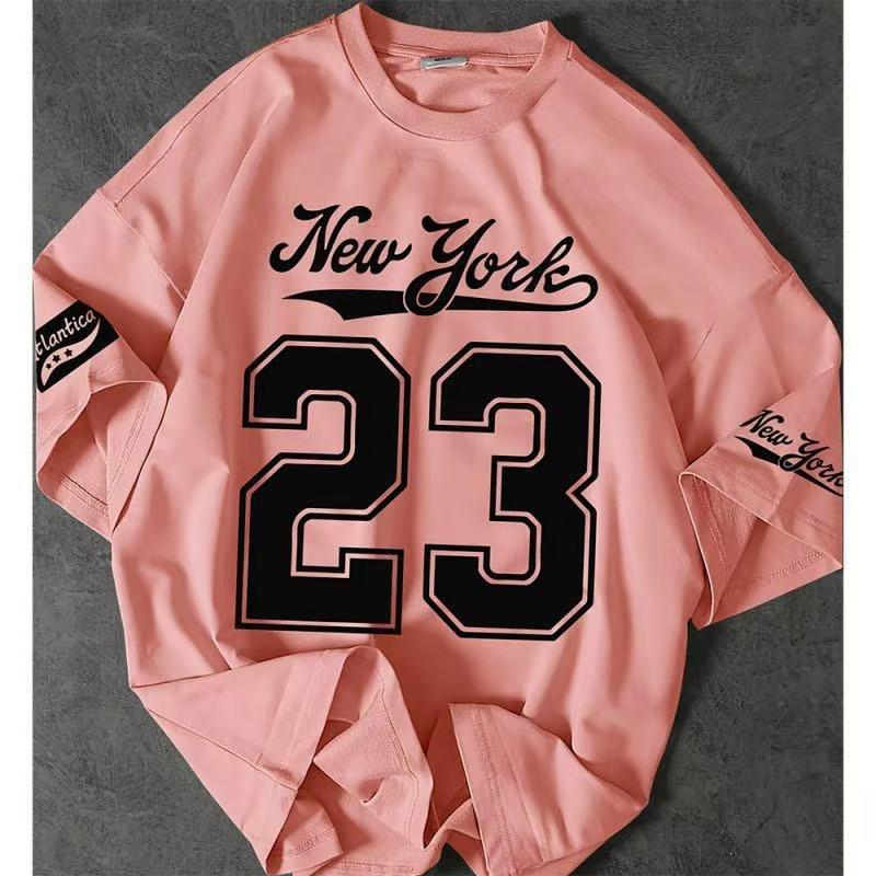 Summer Men's and Women's Same Fashion Trend Casual Sports Quick-drying Breathable Digital Printing Short-sleeved T-shirt Top