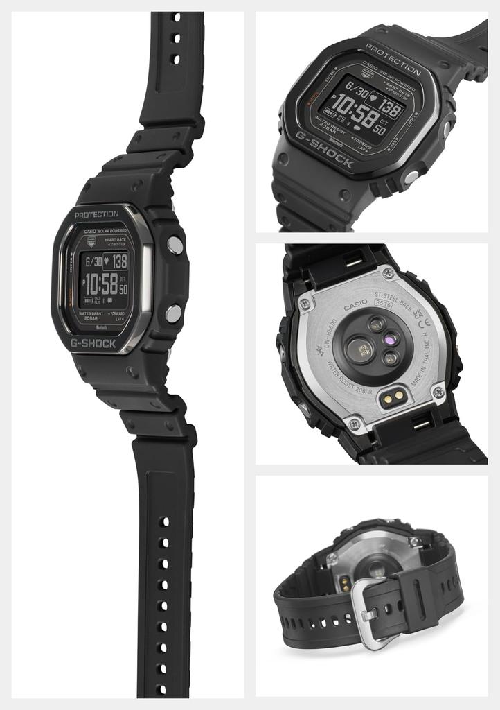 Watch Heart Rate Monitor Bluetooth Equipped Black [Casio] G-Shock G-SQUAD DW-H5600MB-1JR Men's