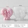 3D Love Little Angel Silicone Candle Mold DIY Valentine's Day Aroma Gypsum Resin Decoration Molds Soap Candle Making Supplies
