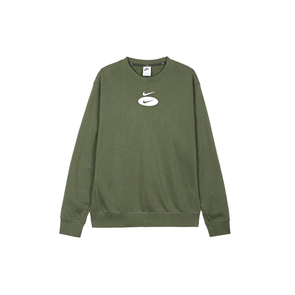 Nike Sweatshirts Men's Rugged Green Crew Neck Thickened Other DM5461-326