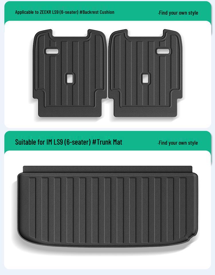 2026 IM LS9 All-Weather TPE Trunk and Seat Back Mat