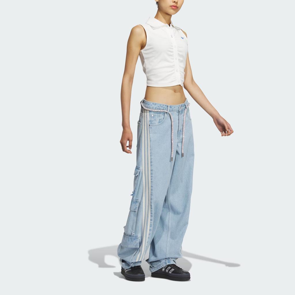 adidas ADILLENIUM DENIM Jeans Women's Clear Blue JY4515